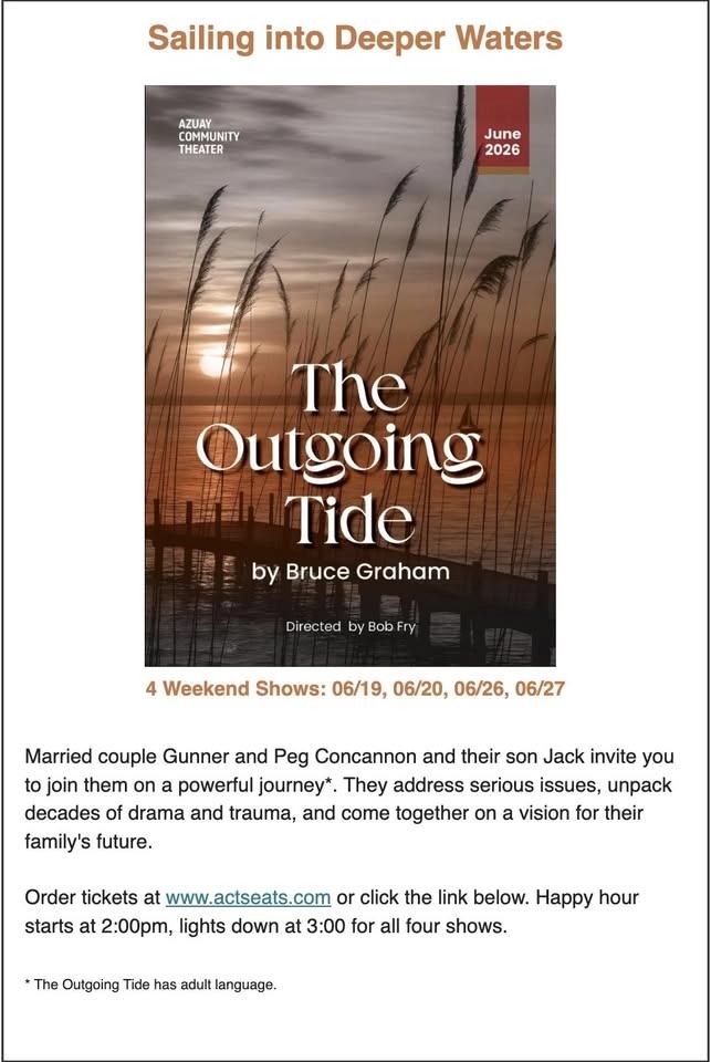 The Outgoing Tide, opening performance