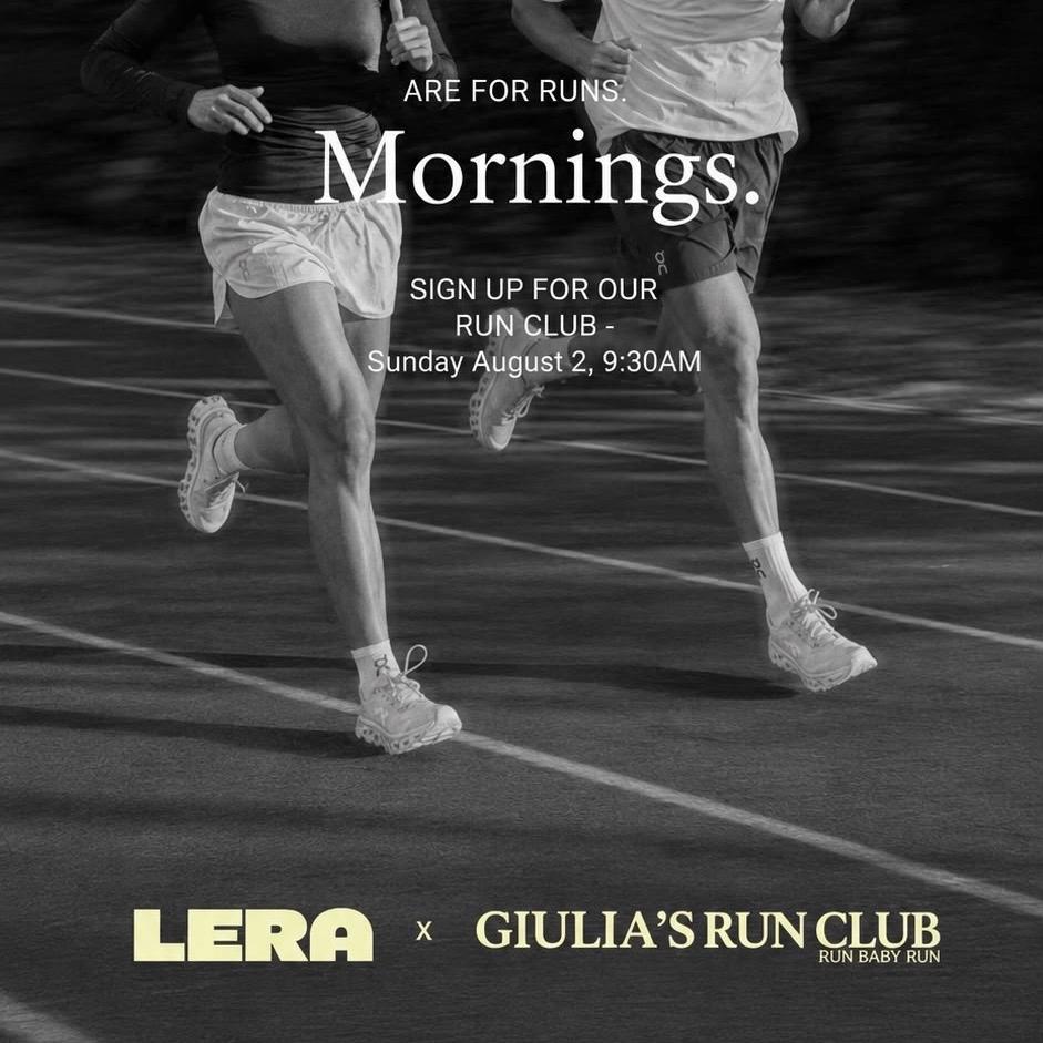 LERA x Giulia’s Run Club