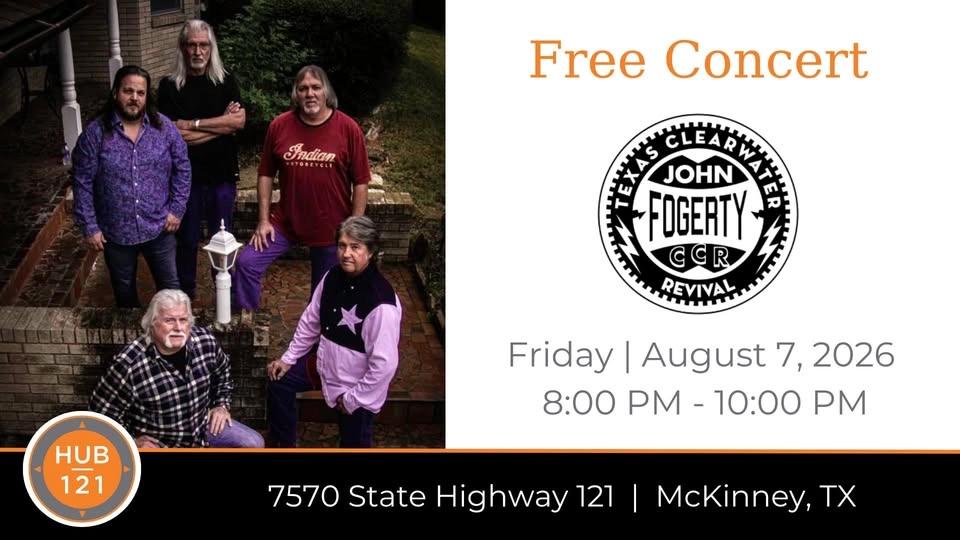 Texas Clearwater Revival - The Music of Fogerty and CCR | Free Concert at HUB 121