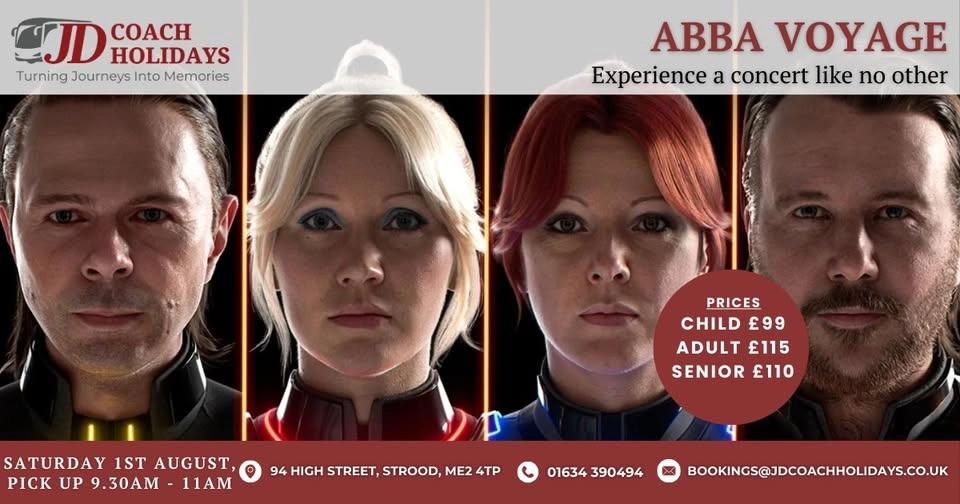 ABBA Voyage, inc Coach Travel
