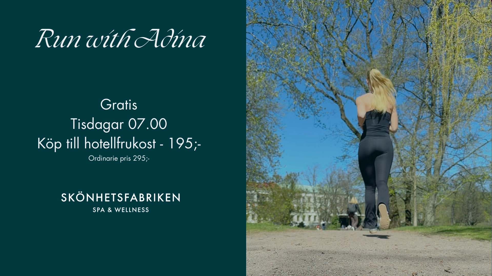 Run with Adina & Skönhetsfabriken
