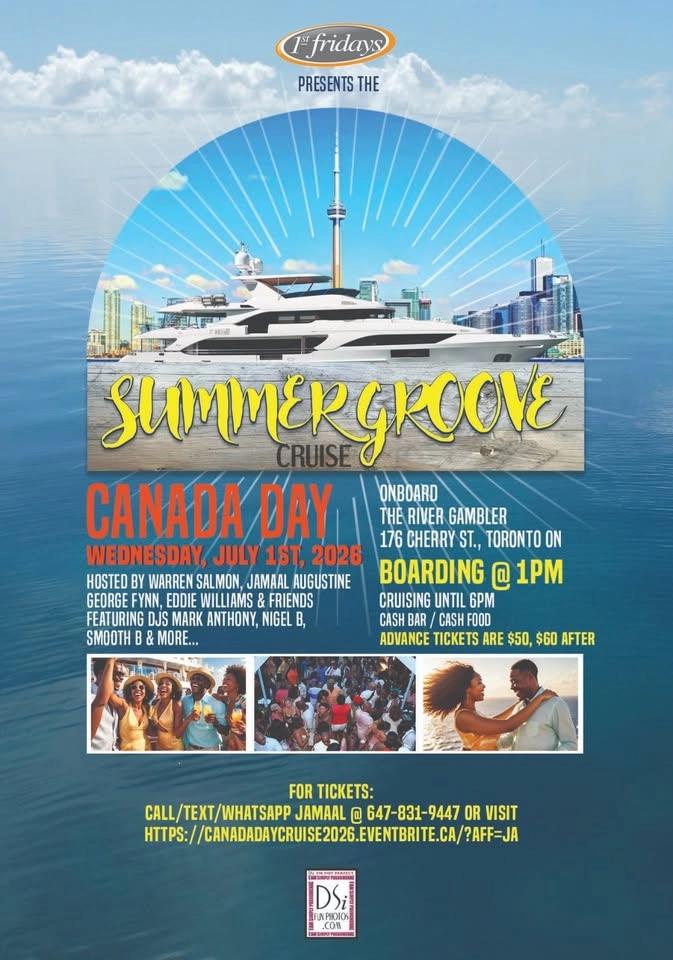 🔥1st FRIDAYS: SUMMER GROOVE CRUISE 🔥