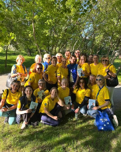 KAMPANJ, PICKNICK och LÖPARGLÄDJE med Moderatkvinnorna i Stockholms stad o län VÅRRUSET 19 maj 2026