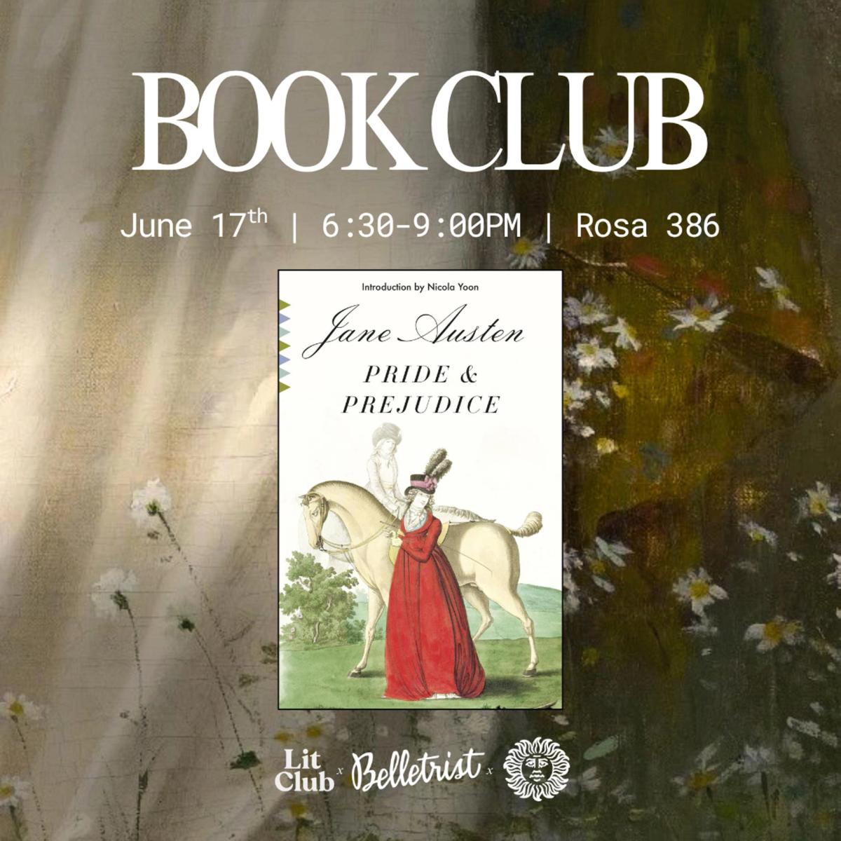 Book Club: Pride & Prejudice by Jane Austen