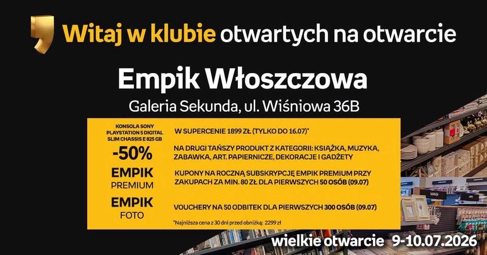 Otwarcie salonu Empik we Włoszczowej