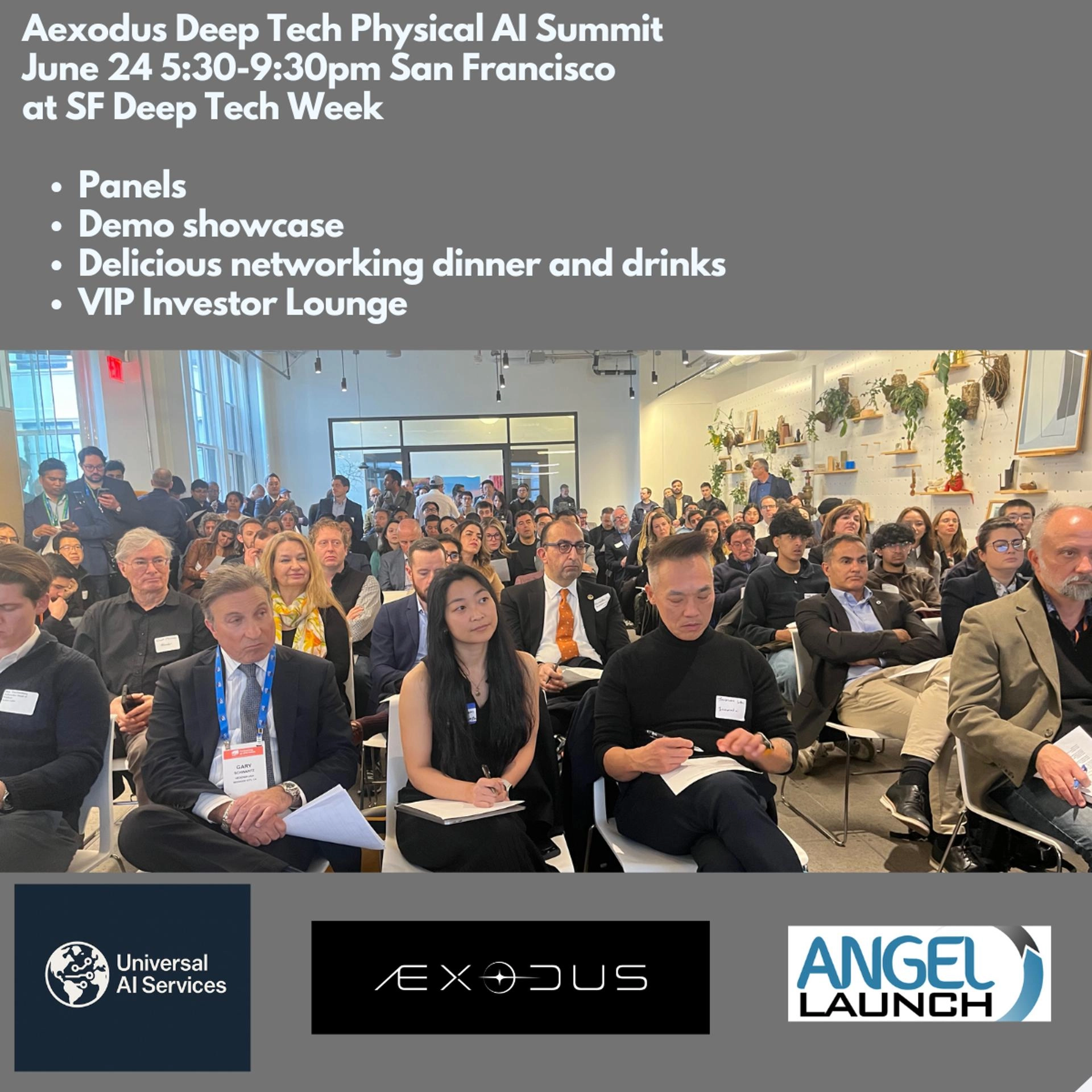 Deep Tech Physical AI Summit with Angel Launch and Aexodus