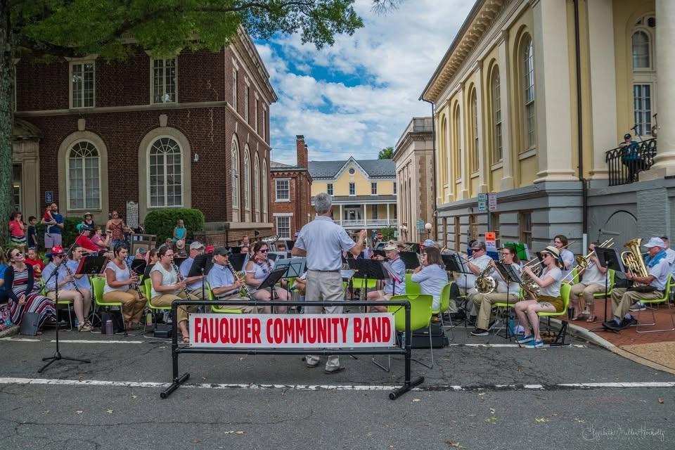 Fauquier Community Band at the Warrenton 4th of July Parade