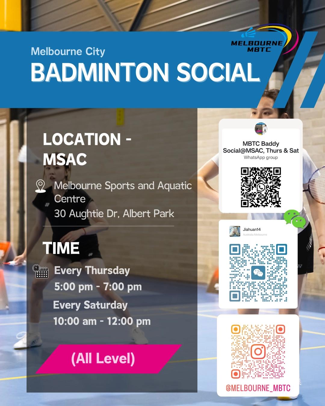MBTC Thursday MSAC Social