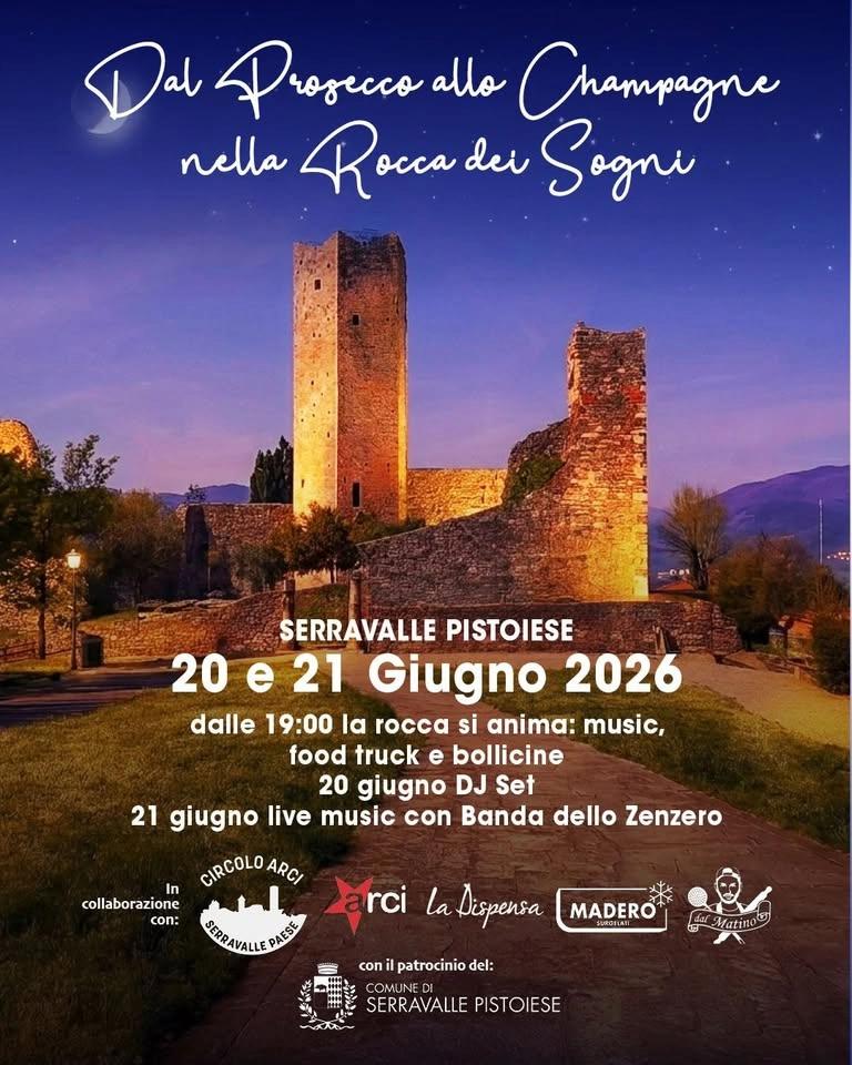 Dal Prosecco allo Champagne nella Rocca dei Sogni