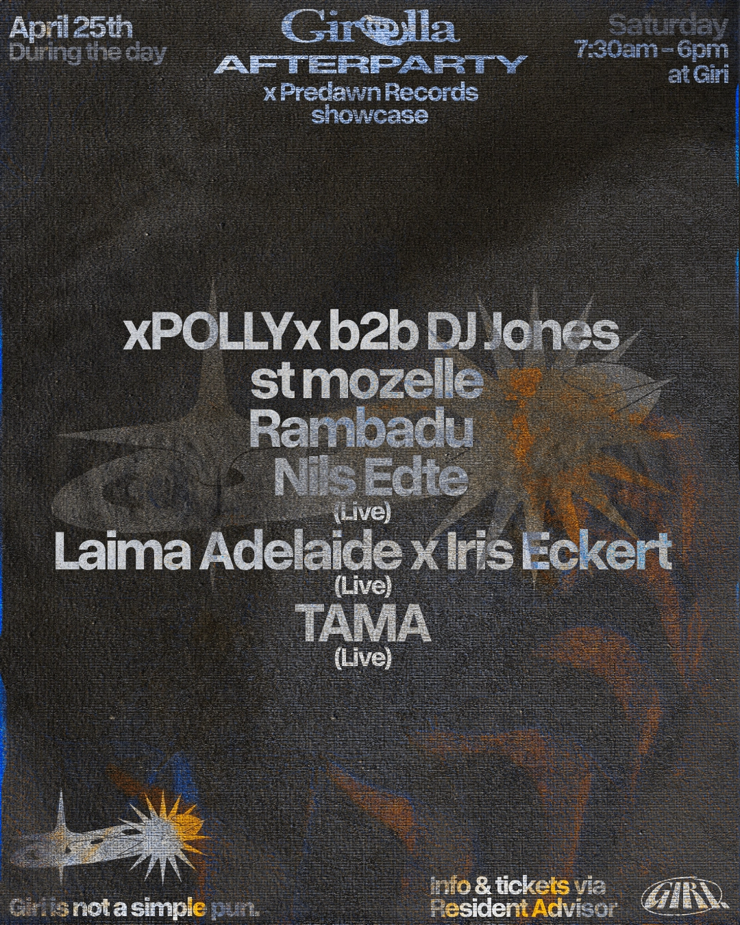 Girella afterparty x Predawn Records album release