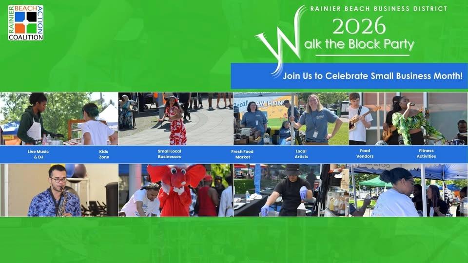 Rainier Beach Business District 2026 Walk the Block Party