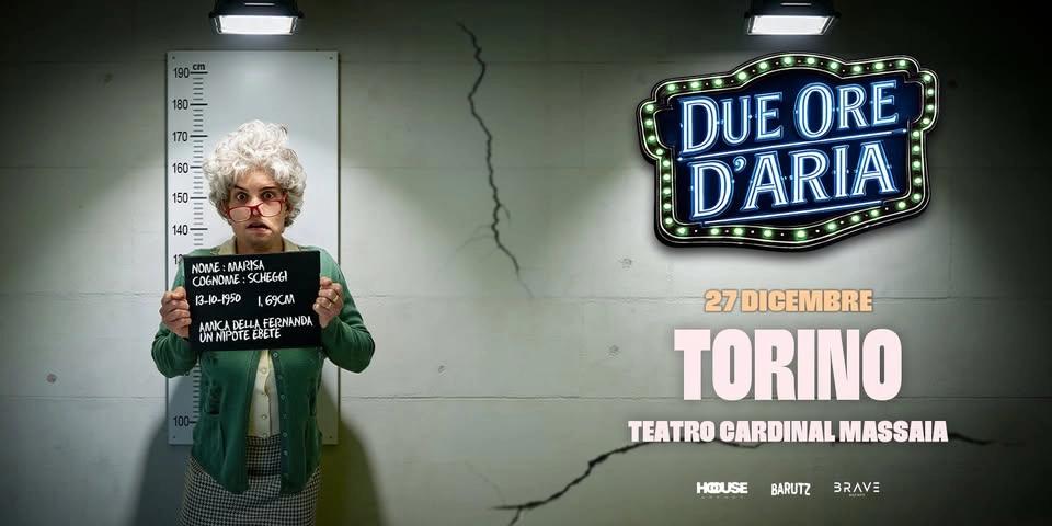 BARUTZ presenta DUE ORE D'ARIA | Torino - Teatro Cardinal Massaia