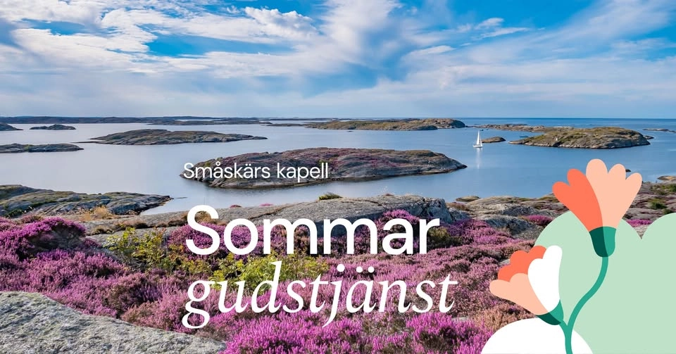 Sommargudstjänst i skärgården - välkomna till Småskärs kapell!