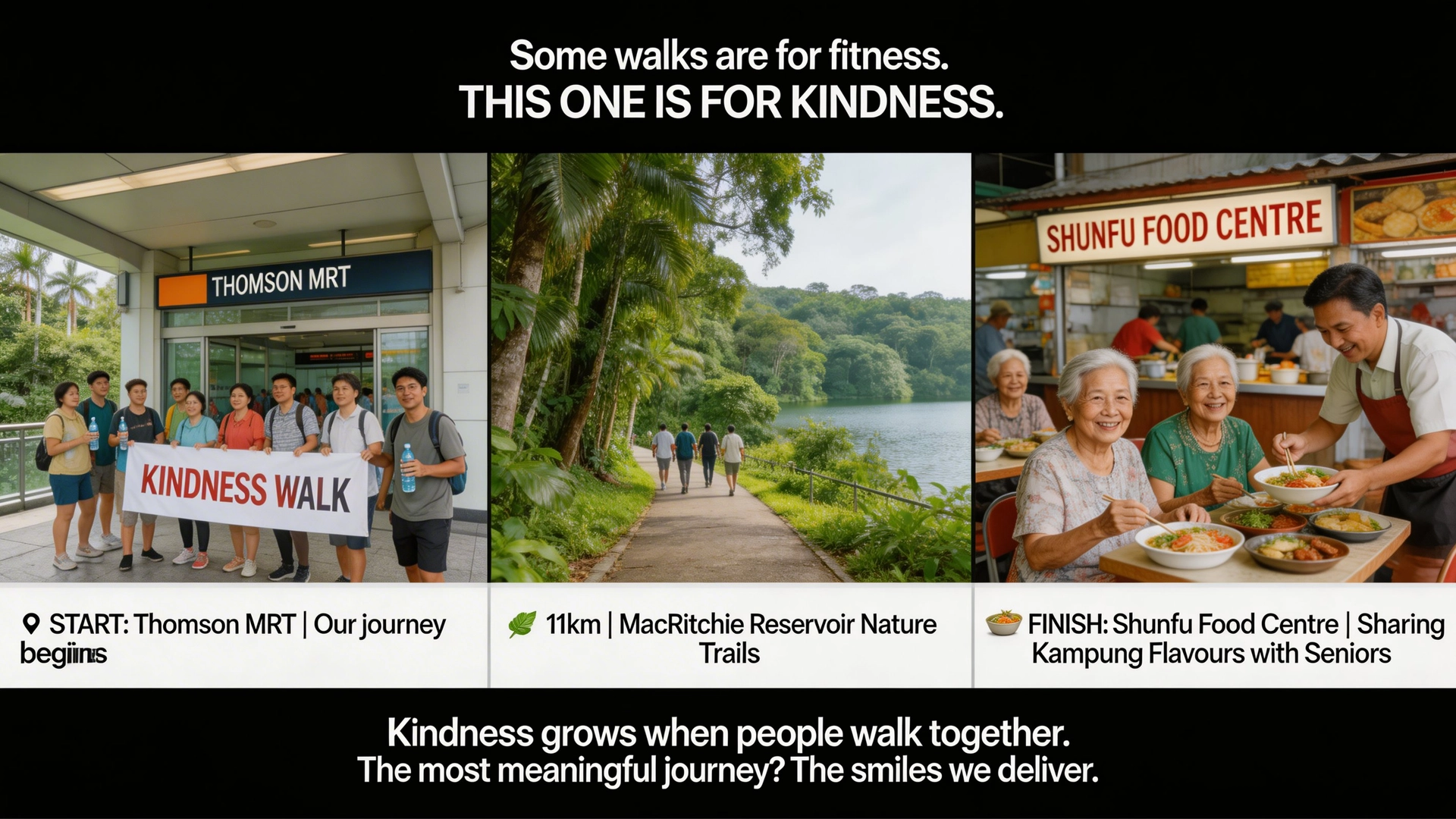 Steps of kindness - The Pack2Treat Walk