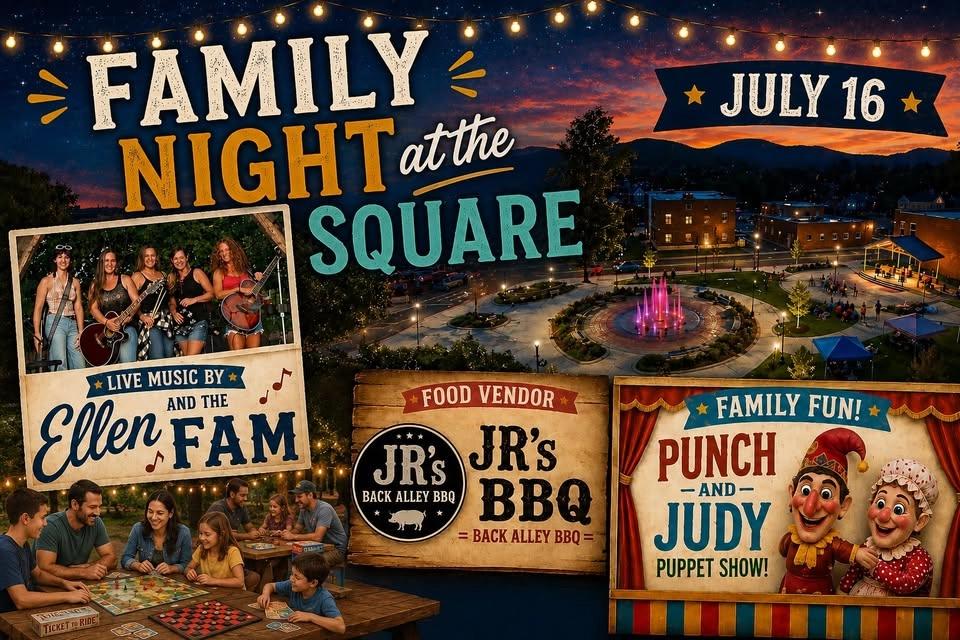🎶 Thursdays at the Square – July 16 🎶 🌆 - Ellen and the Fam