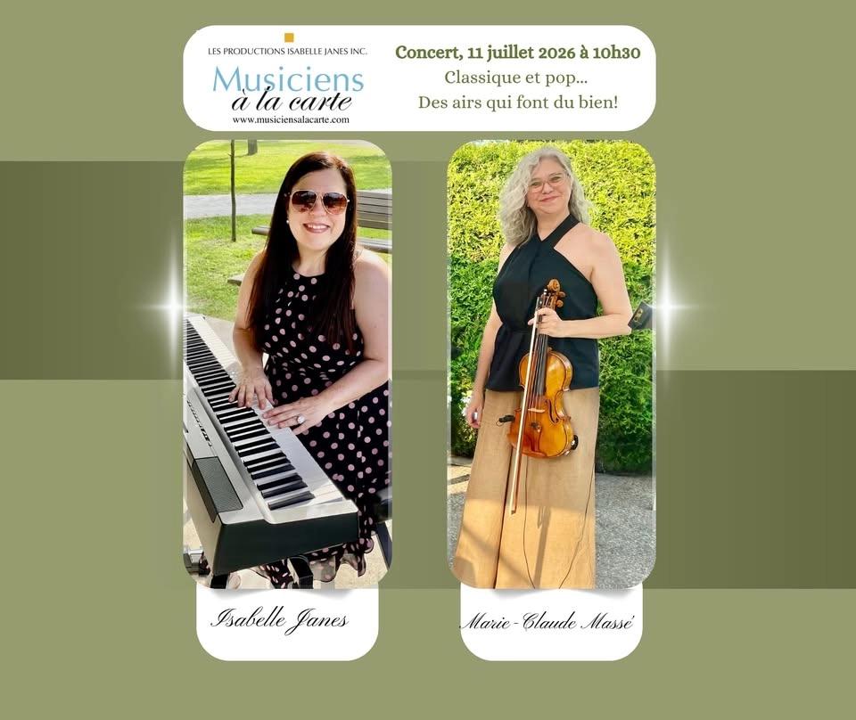 Concert au parc du Centenaire | Classique et pop 2026
