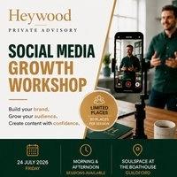 Social Media Workshop - 24th July Guildford