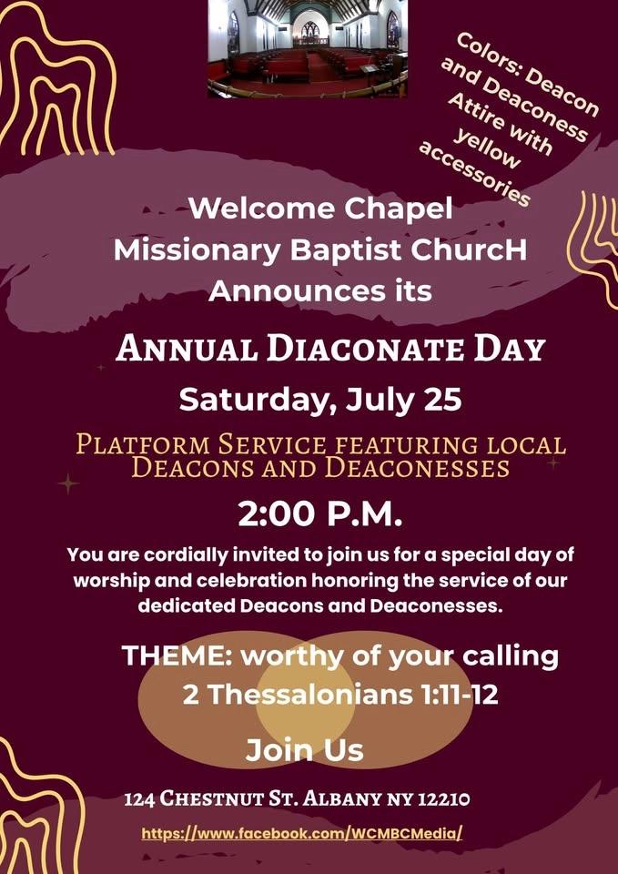 Annual Diaconate Ministry Day (Deacons and Deaconesses)