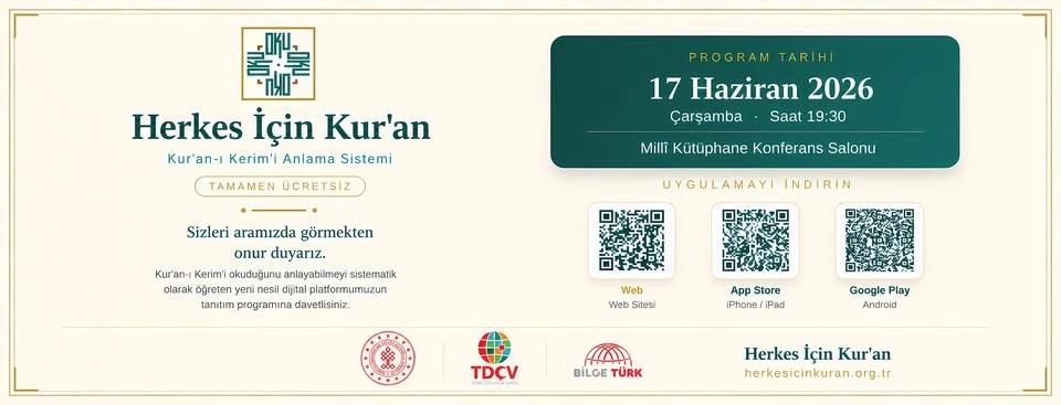 Herkes için Kur'an Lansmanı
