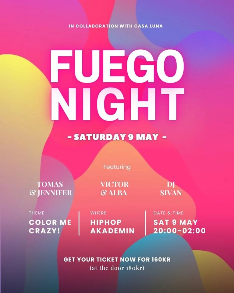 🔥Fuego night (in collab with Casa Luna ✨)