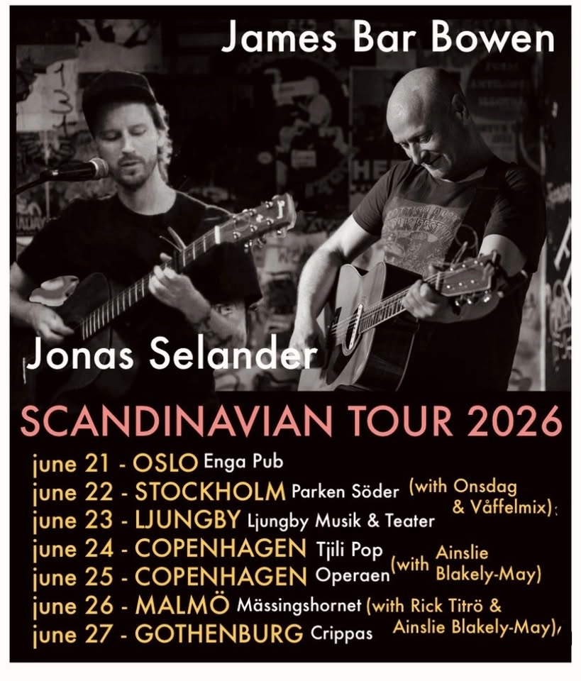 JAMES BAR BOWEN and JONAS SELANDER live at CRIPPAS CAFÉ
