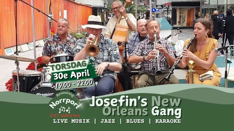 đ· Valborgs-Swing med New Orleans Gang Live pĂ„ Norrport!