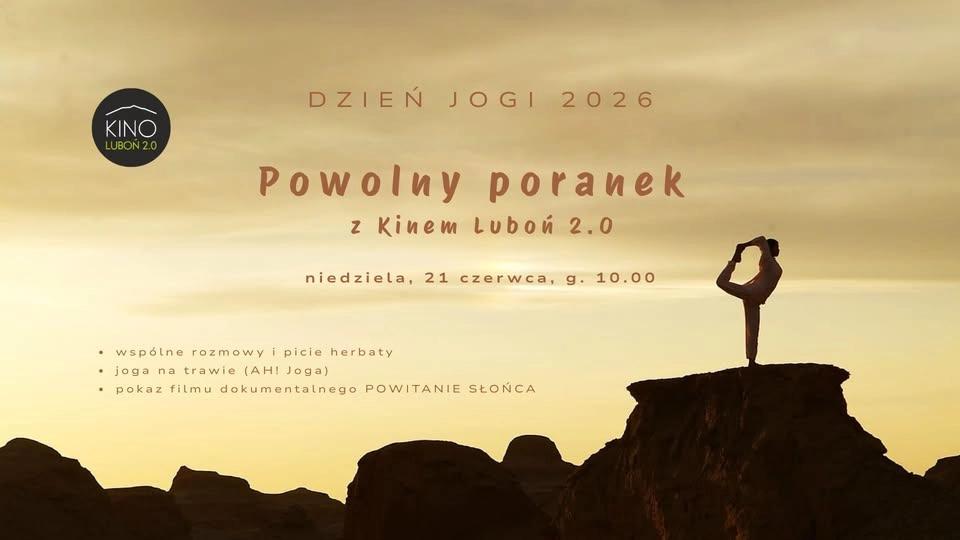 Powolny poranek z Kinem Luboń 2.0 | Dzień Jogi 2026