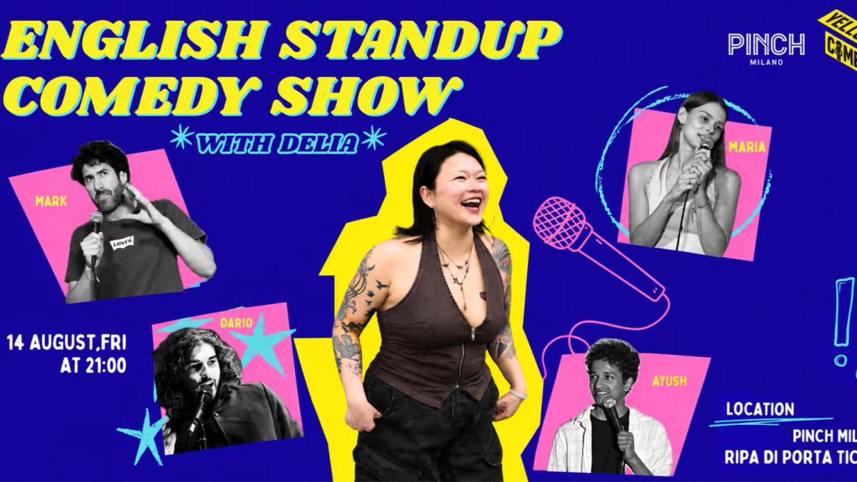 14 AUG-Navigli English Standup SHOWCASE - Featuring International Comedians