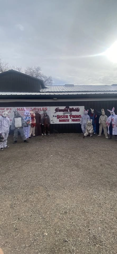 Opening night of Easter haunt