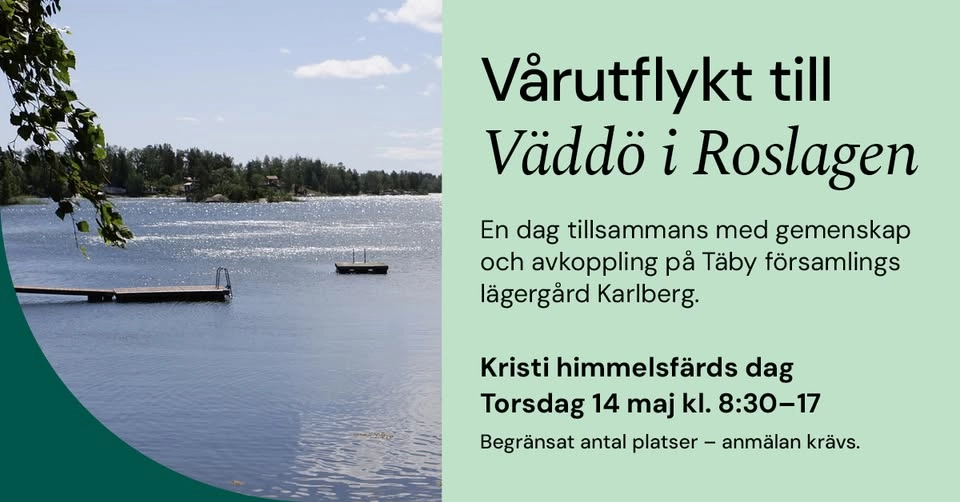 Vårutflykt till Väddö i Roslagen