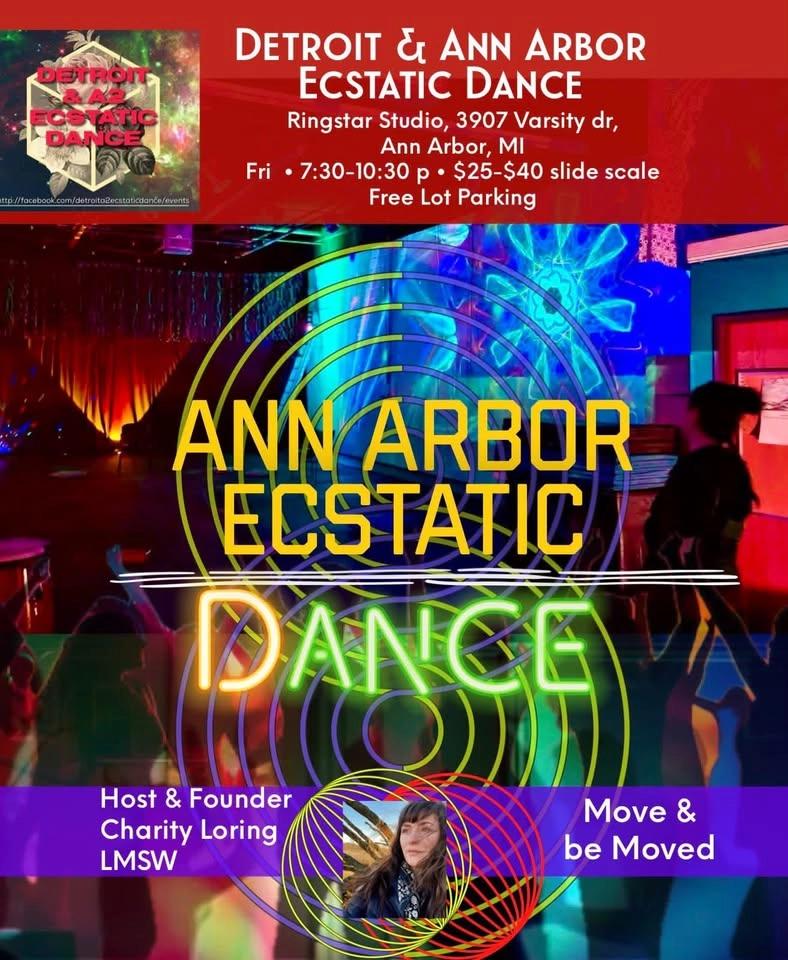Ann Arbor Ecstatic dance at Ringstar studio
