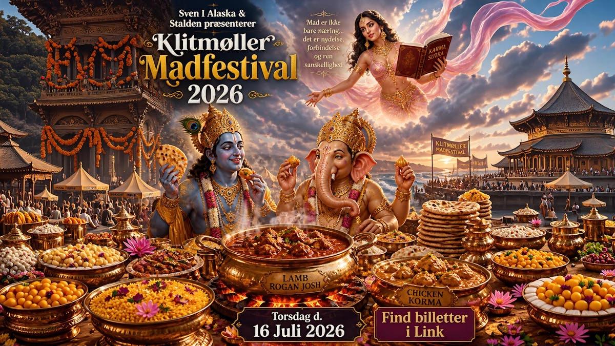 KLITMØLLER MADFESTIVAL 2026 // INDISK AFTEN