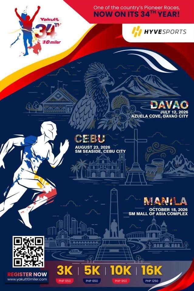 YAKULT TRILOGY RUn at MOA-34th 10th MILER
