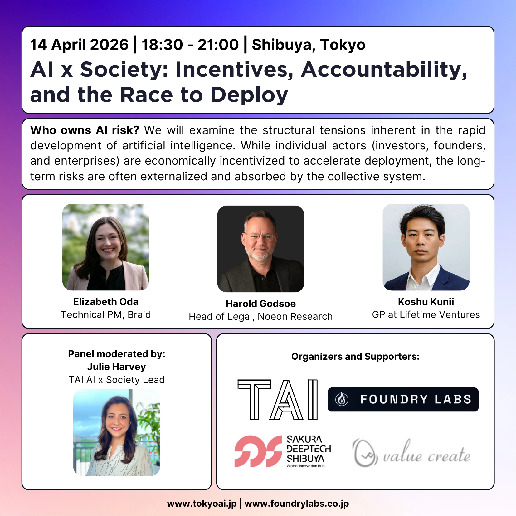 AI x Society: Who Owns AI Risk? Incentives, Accountability, and the Race to Deploy