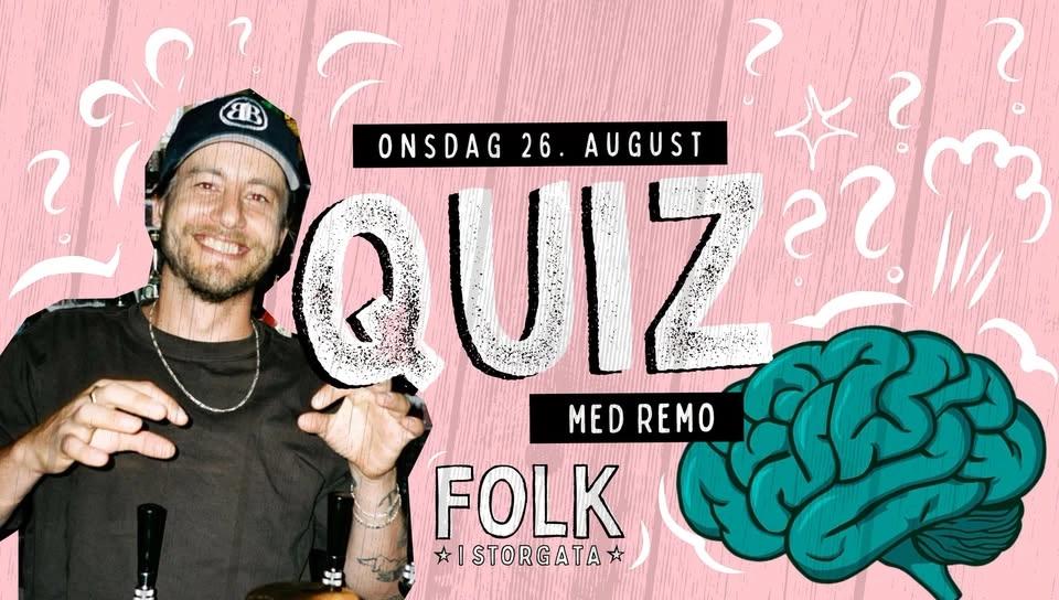 Quiz med Remo på Folk 26. august