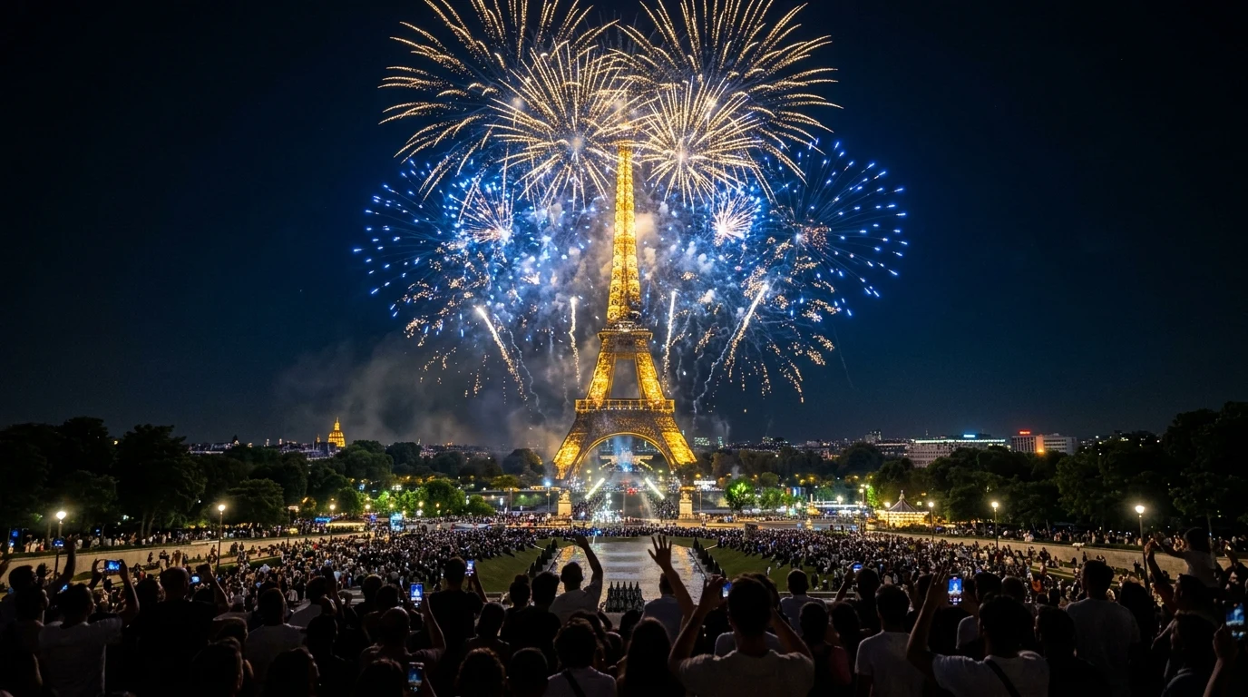 Feu d'artifice de la Tour Eiffel