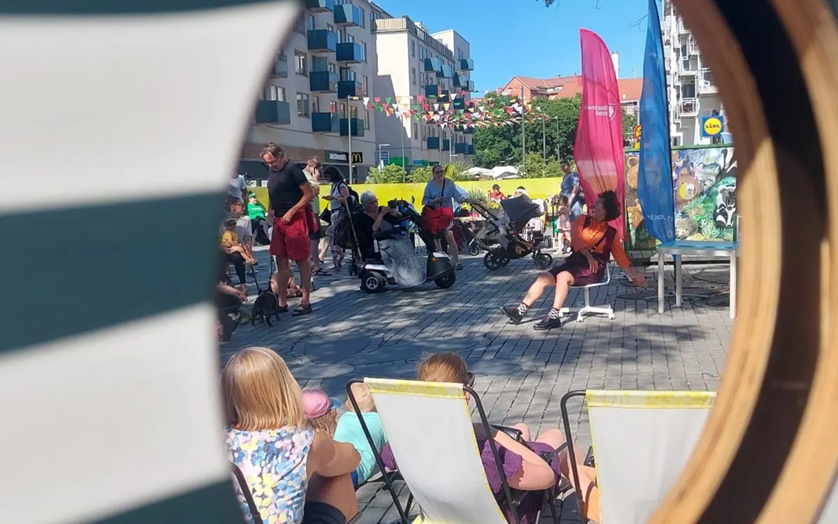 Sommar på Liljeholmstorget