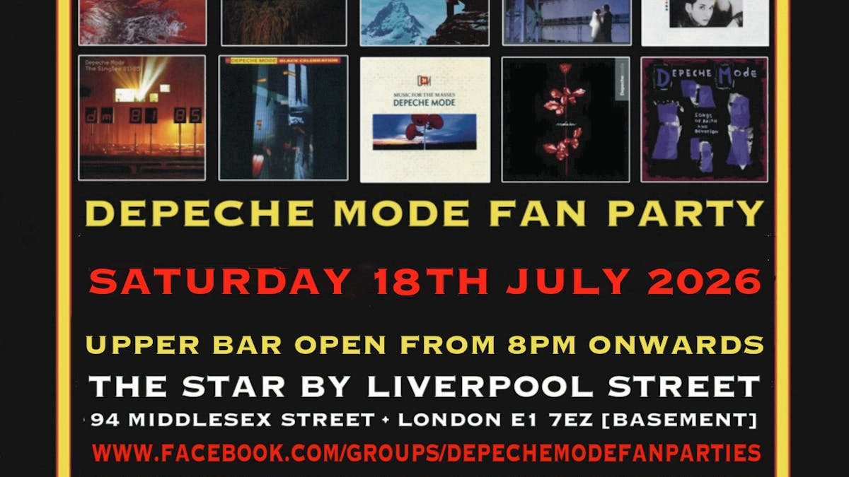 DEPECHE MODE FAN PARTY
