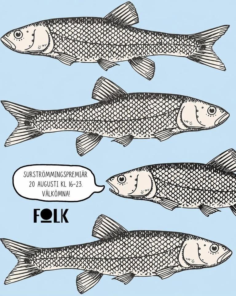 Surströmmingspremiär på FOLK 20 augusti