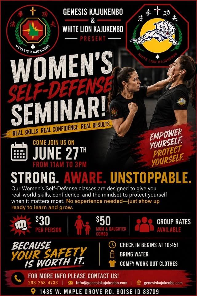 Women's Self Defense Seminar