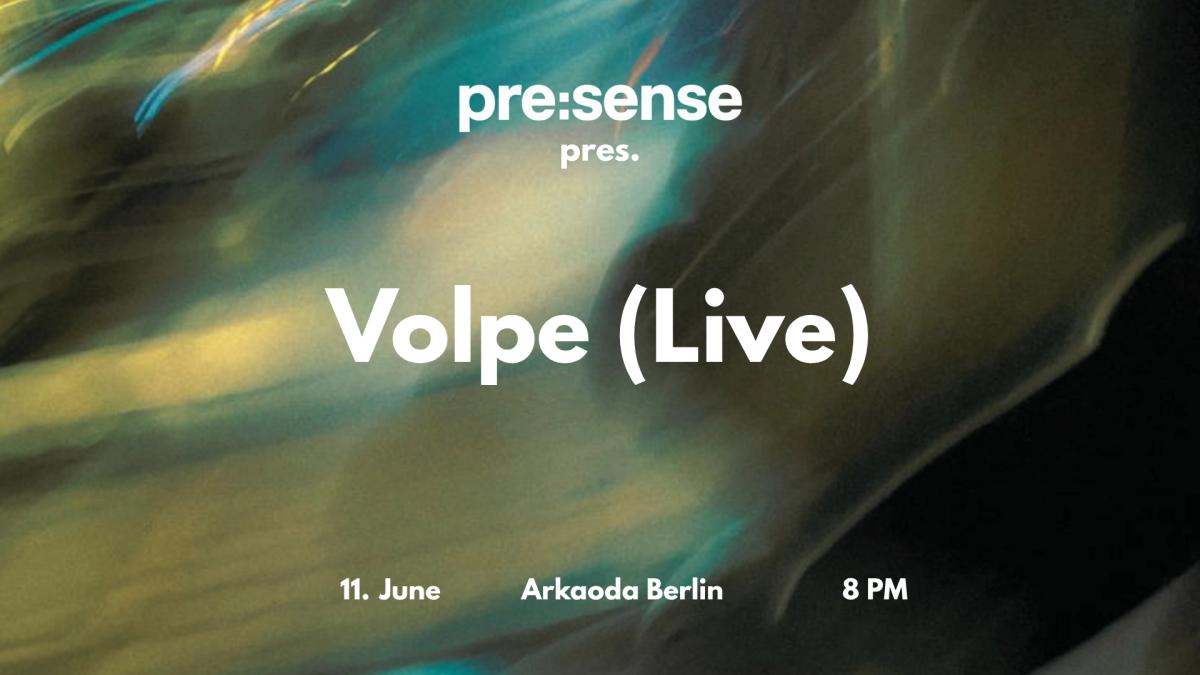 pre:sense pres. Volpe (Live)