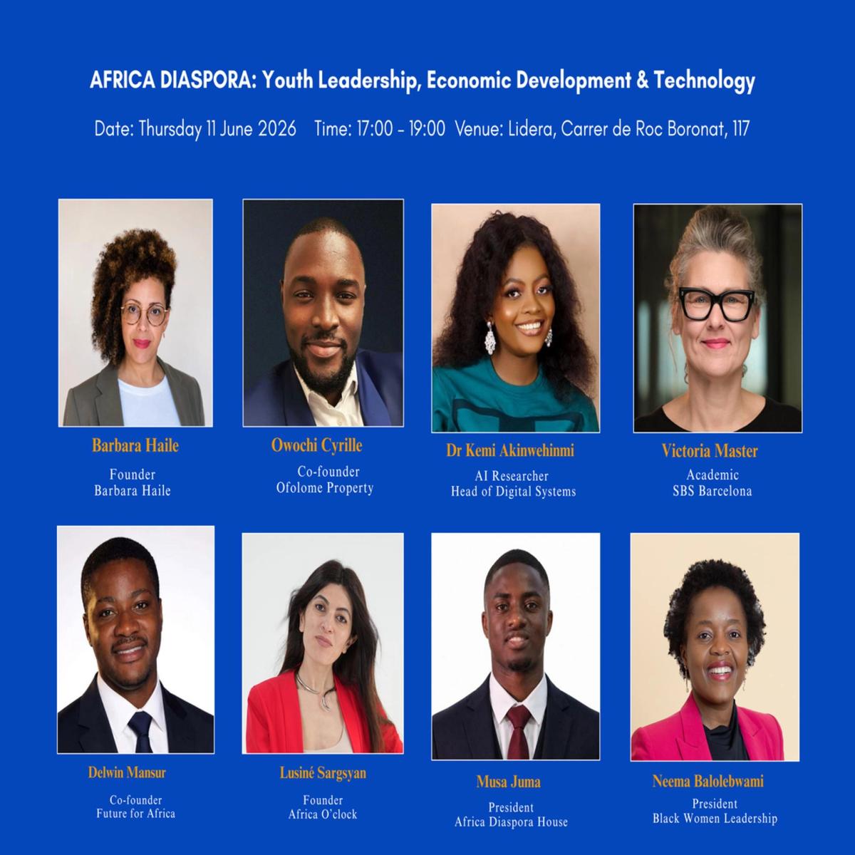 AFRICA DIASPORA: Youth Leadership, Economic Development & Technology