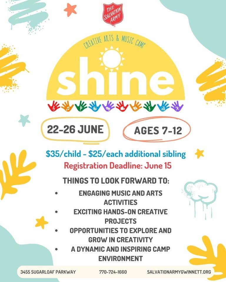 SHINE Music & Arts Daycamp