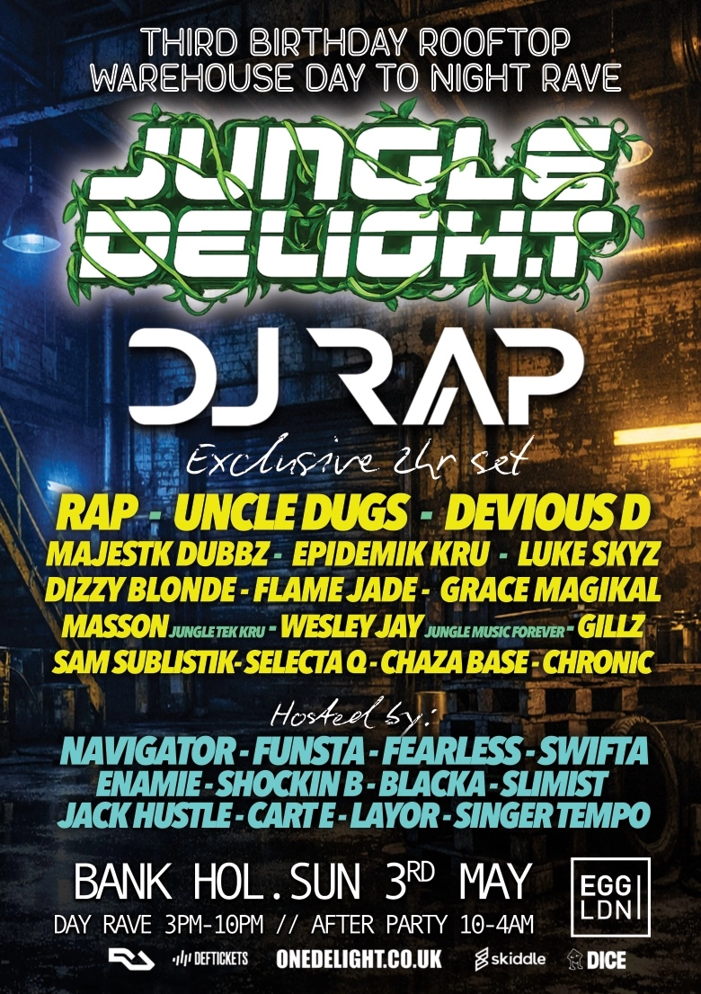 Jungle Delight 3rd Birthday (Summer Rooftop Day Party), Tickets