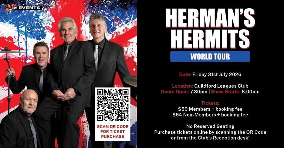 Herman's Hermits World Tours - Guildford Leagues Club