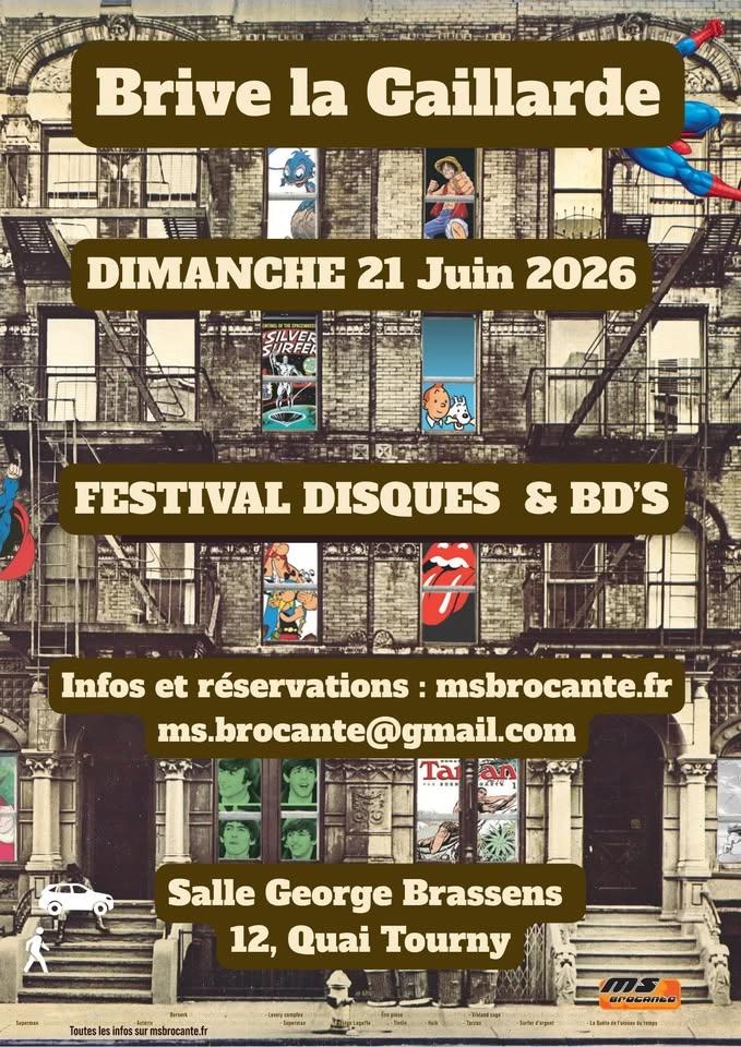 Festival DISQUE ET BD'S Brive La Gaillarde