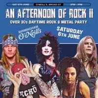 An Afternoon of Rock & Metal II: BIRMINGHAM (over 30s), 3pm-7pm