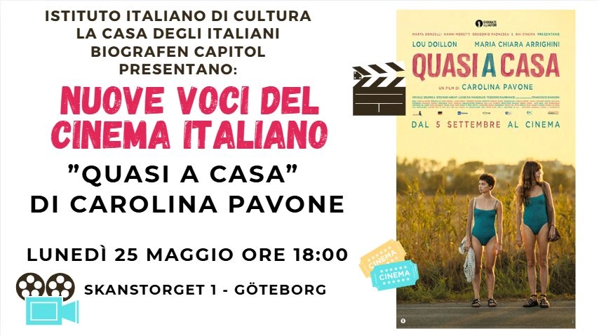 Filmvisning "Quasi a casa" - Nästan hemma" på Capitol