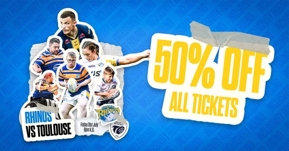 Leeds Rhinos v Toulouse Olympique | Betfred Super League Round 21