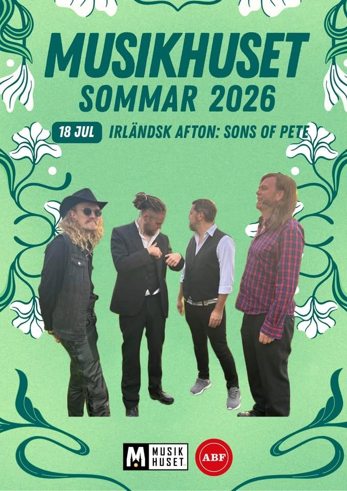 Musikhuset sommar - Irländsk afton med Sons of Pete